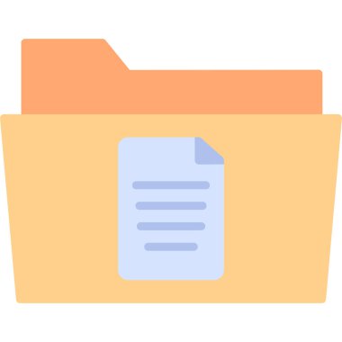 folder icon, web simple illustration