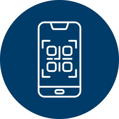 Smartphone Simgesi, vektör illüstrasyonu