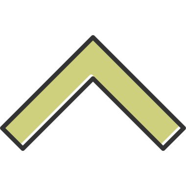 Tek bir sembol simgesinin vektör çizimi