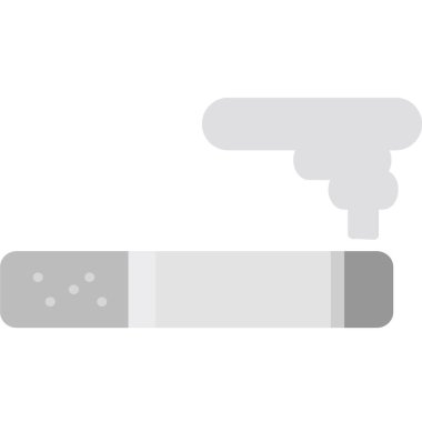 - Sigara. Web simgesi vektör illüstrasyonu