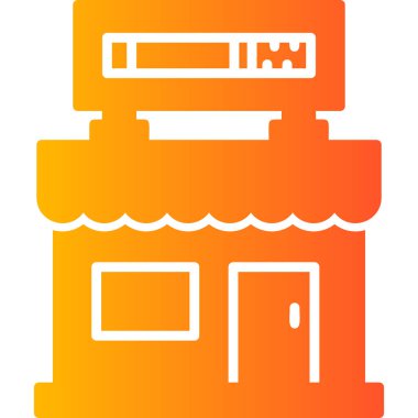 mağaza web simgesi basit illüstrasyon