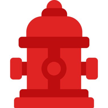 Yangın musluğu modern ikon vektör çizimi