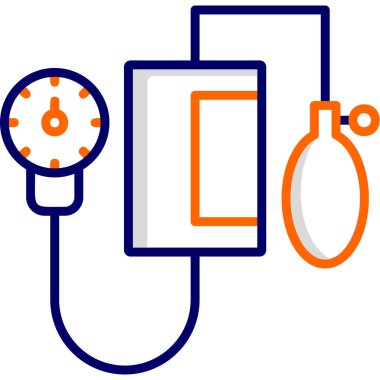 Tansiyon ikonu, modern tasarım illüstrasyonu