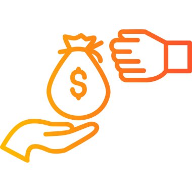 Haraç web simgesi basit illüstrasyon