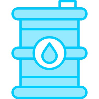 Petrol varil simge vektör çizim