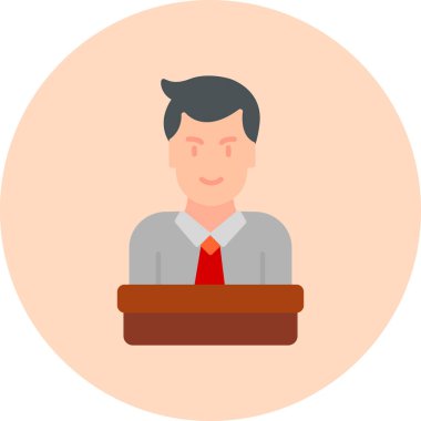 Makine simgesi, modern tasarım illüstrasyonu