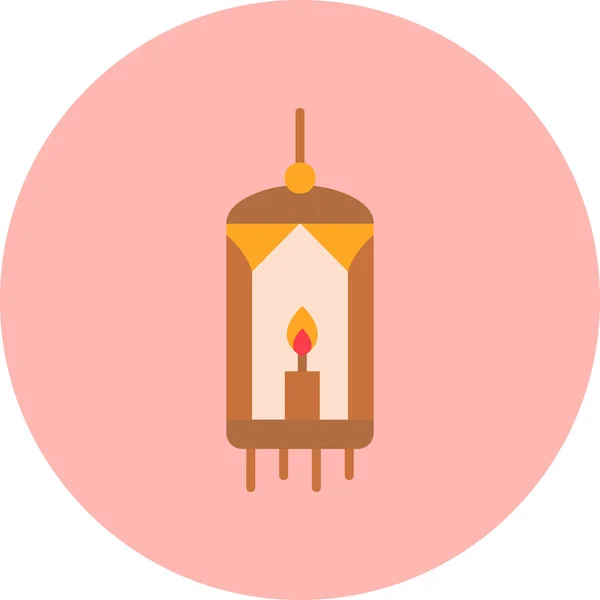 Lantern Modern Icon Vector Illustration — Stock Vector