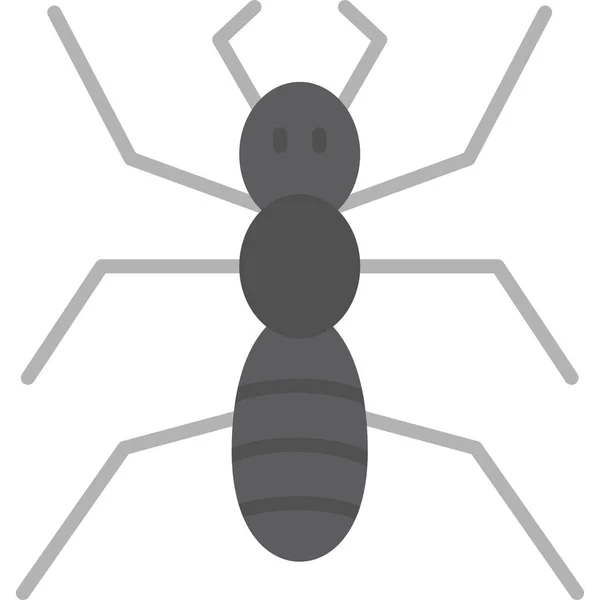 Ant Icono Web Ilustración Simple — Archivo Imágenes Vectoriales