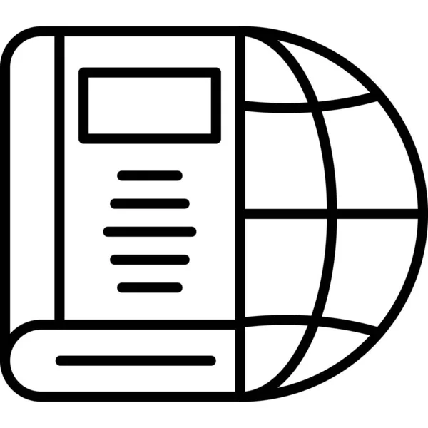 地理图标矢量插图 — 图库矢量图片