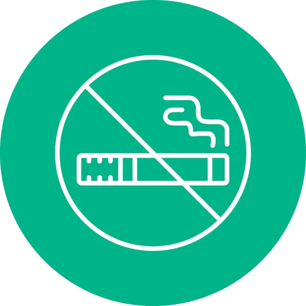 Smoking Modern Vector Icon Illustration — Stockvektor