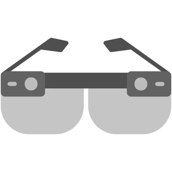 Έξυπνα Γυαλιά Εικονογράφηση Διάνυσμα Λευκό Φόντο — Διανυσματικό Αρχείο