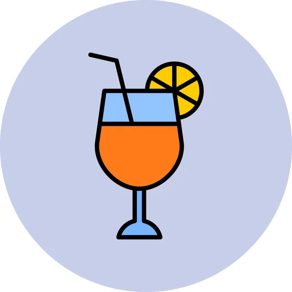 Juice Icon Vector Illustration — стоковый вектор