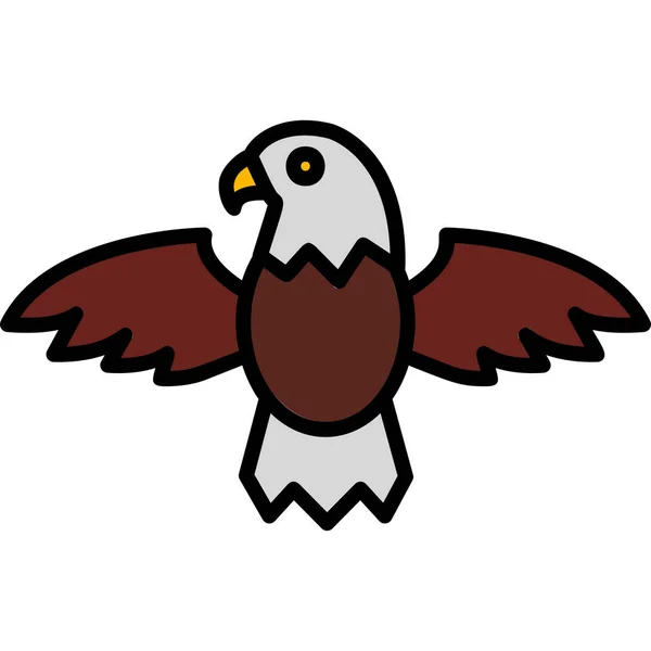 Águila Icono Moderno Ilustración Vectorial — Vector de stock
