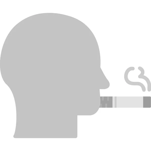 喫煙だ ウェブアイコンシンプルなデザイン — ストックベクタ