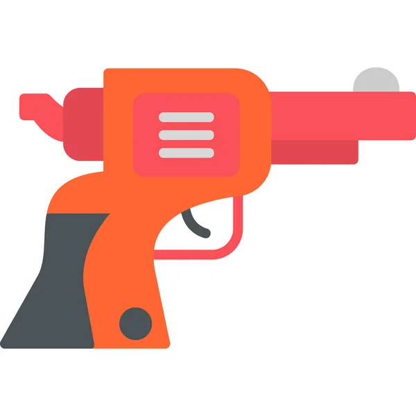 Pistol Web Icon Simple Design — Stock Vector