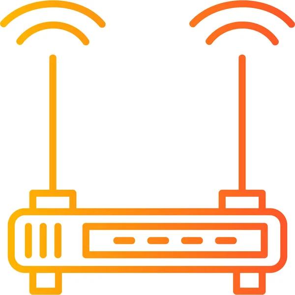 Router Modern Vector Icon Illustration — Vector de stock