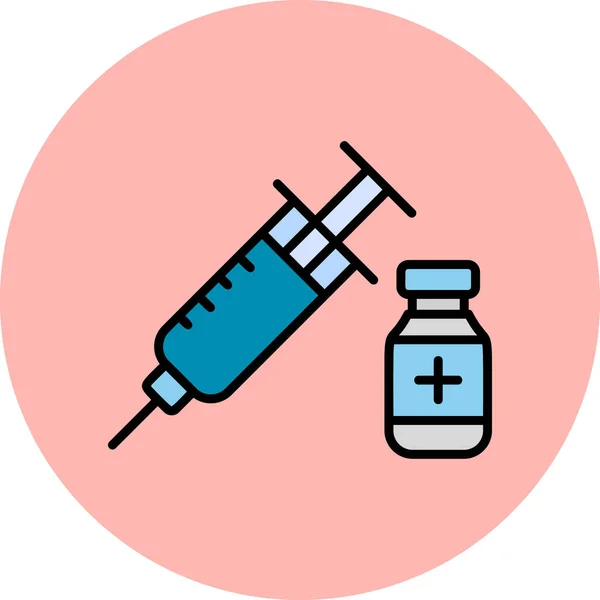 Insulina Icono Web Ilustración Simple — Archivo Imágenes Vectoriales