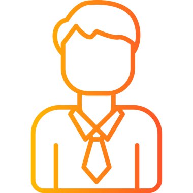 Simge simgesi, modern tasarım illüstrasyonu