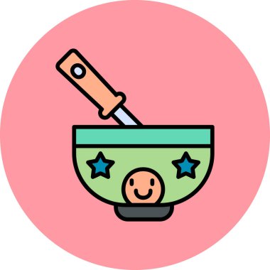 Bebek maması çizimi, simge elementi