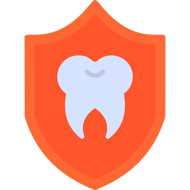 Koruma çizgisi simgesi, vektör illüstrasyonu