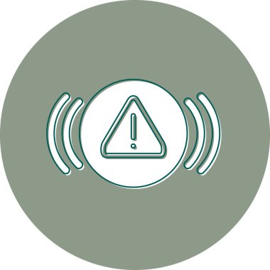 uyarı simgesi vektör illüstrasyonu