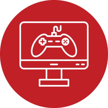 Online oyun simge vektör çizim