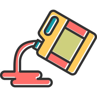 Mikroskop. Web simgesi basit illüstrasyon