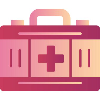 ilk yardım kiti vektör simgesi