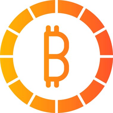 Bitcoin Değişimi illüstrasyonu, İnternet şifreleme parası  