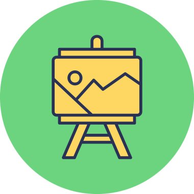 resim ikonu vektör illüstrasyonu