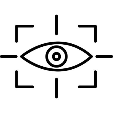 Vision icon modern vector illustration