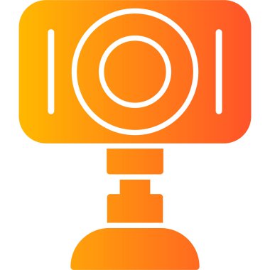 Web kamerası, basit Webcam simgesi tasarımı