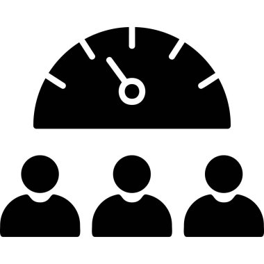 Abstract vector illustration of team work