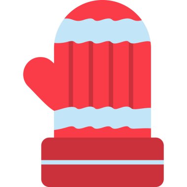 Mitten simgesi, web basit illüstrasyon