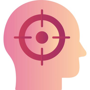 hedef simge vektör illüstrasyonu