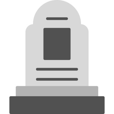 mezar. Web simgesi basit illüstrasyon