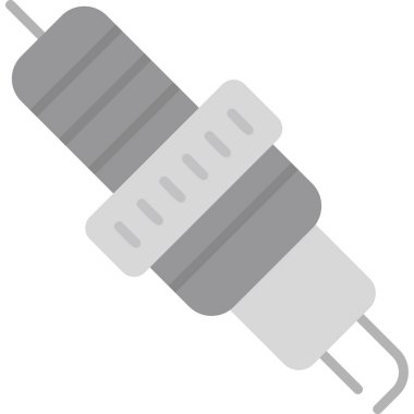 Buji modern simgesi, vektör illüstrasyonu 