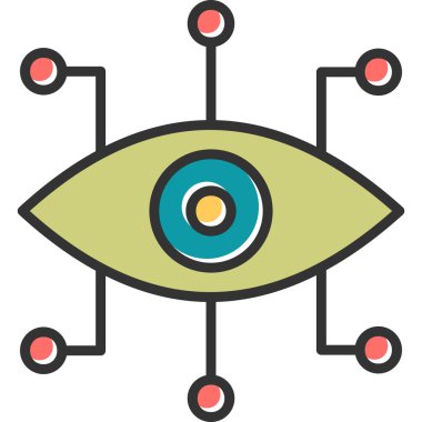 Eye icon modern vector illustration