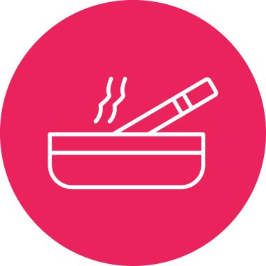 - Sigara. Web simgesi vektör illüstrasyonu