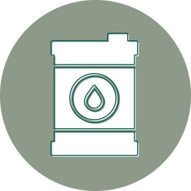 Petrol varil simge vektör çizim