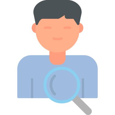 Ara. Web simgesi basit illüstrasyon