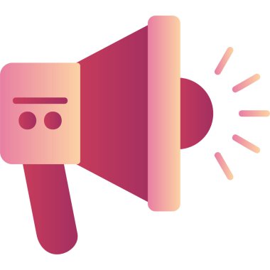 Hoparlör. Web simgesi basit tasarım