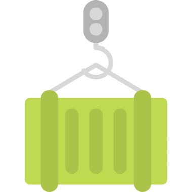 Taşıyıcı modern simgesi, vektör illüstrasyonu