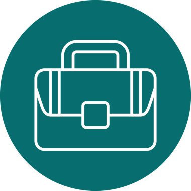 Çanta. Web simgesi basit tasarım 