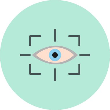 Vision icon modern vector illustration
