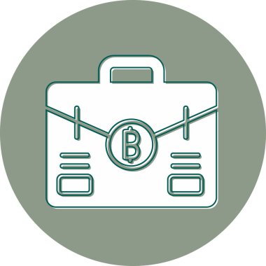 Çanta. Web simgesi basit tasarım 