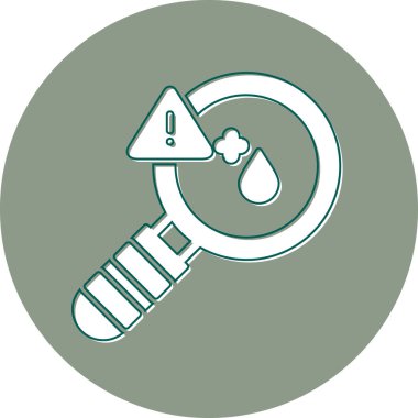 Modern Diyabet ikonunun vektör çizimi