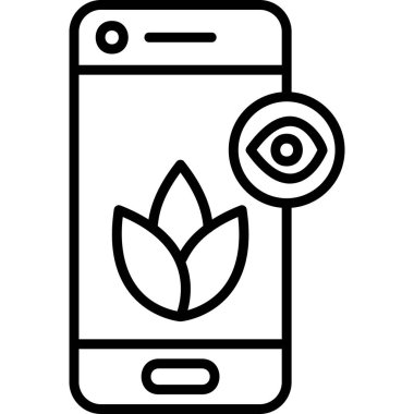 izleyici ikon vektör illüstrasyonu