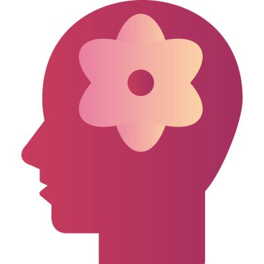 Felsefe modern simge, vektör illüstrasyonu