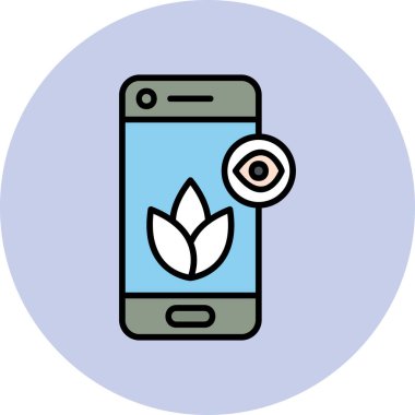 izleyici ikon vektör illüstrasyonu